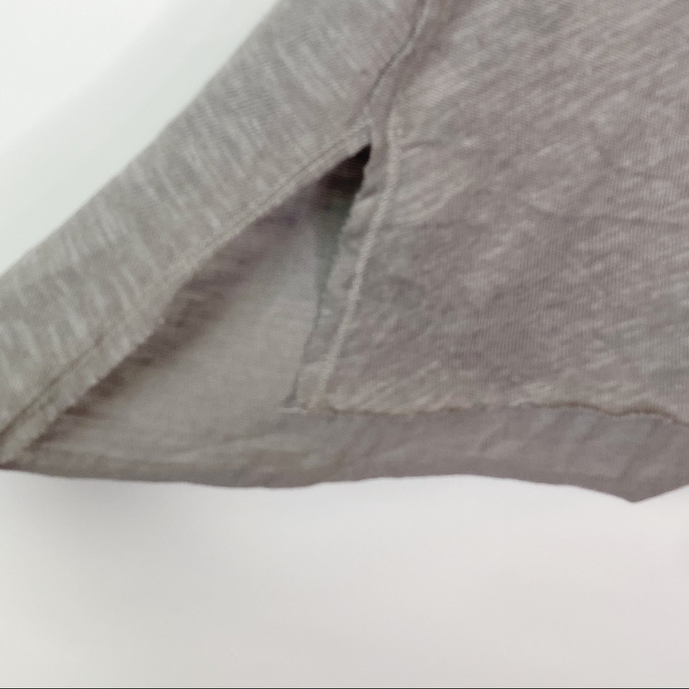 NWT BP Grey V Neck Swing Split Hem Tank - Picture 5 of 11